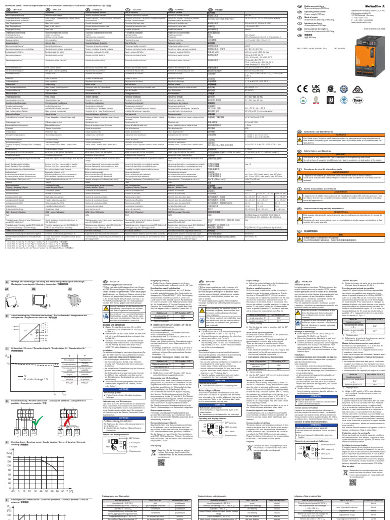Spécifications techniques PROtop 480W | PDF | Électricité ...