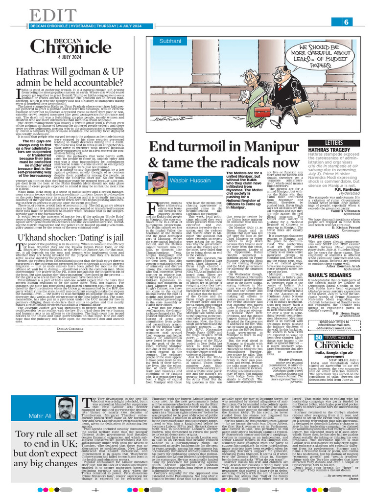 All English Editorials 4 - 7 | PDF | Labour Party (Uk) | Narendra Modi