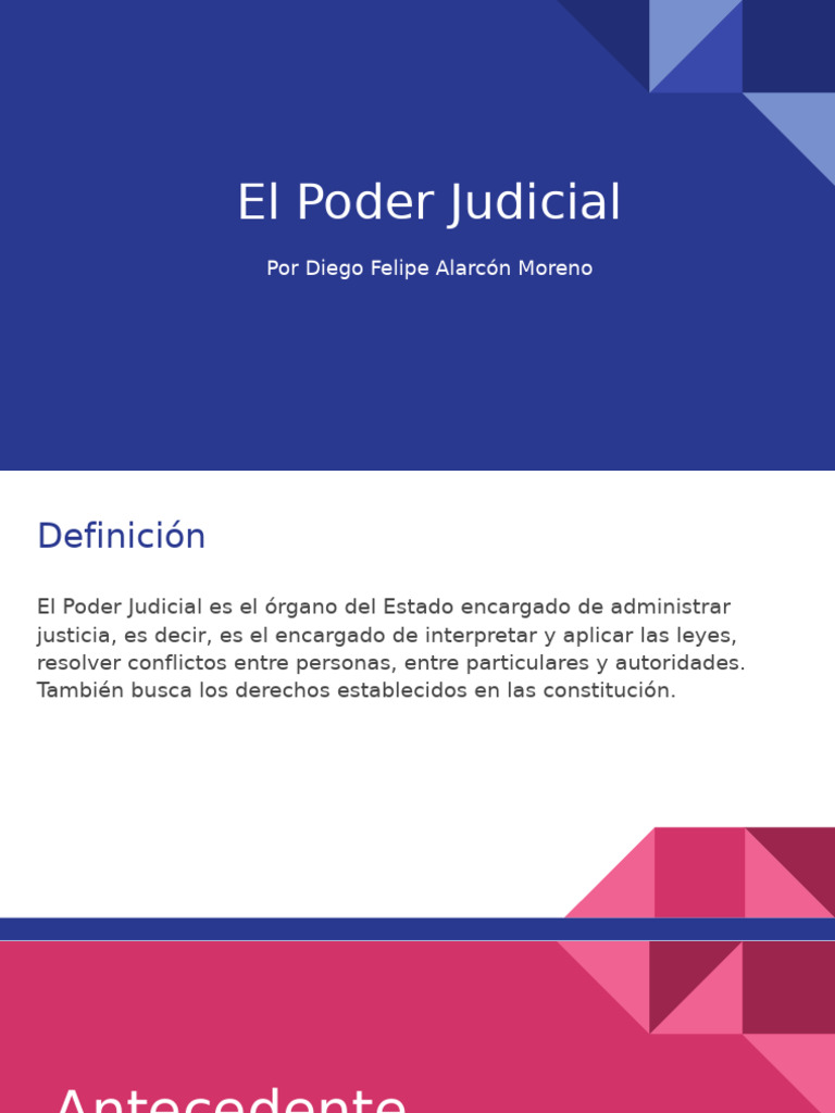 Estructura y Funciones del Poder Judicial | PDF | Judicaturas | Gobierno