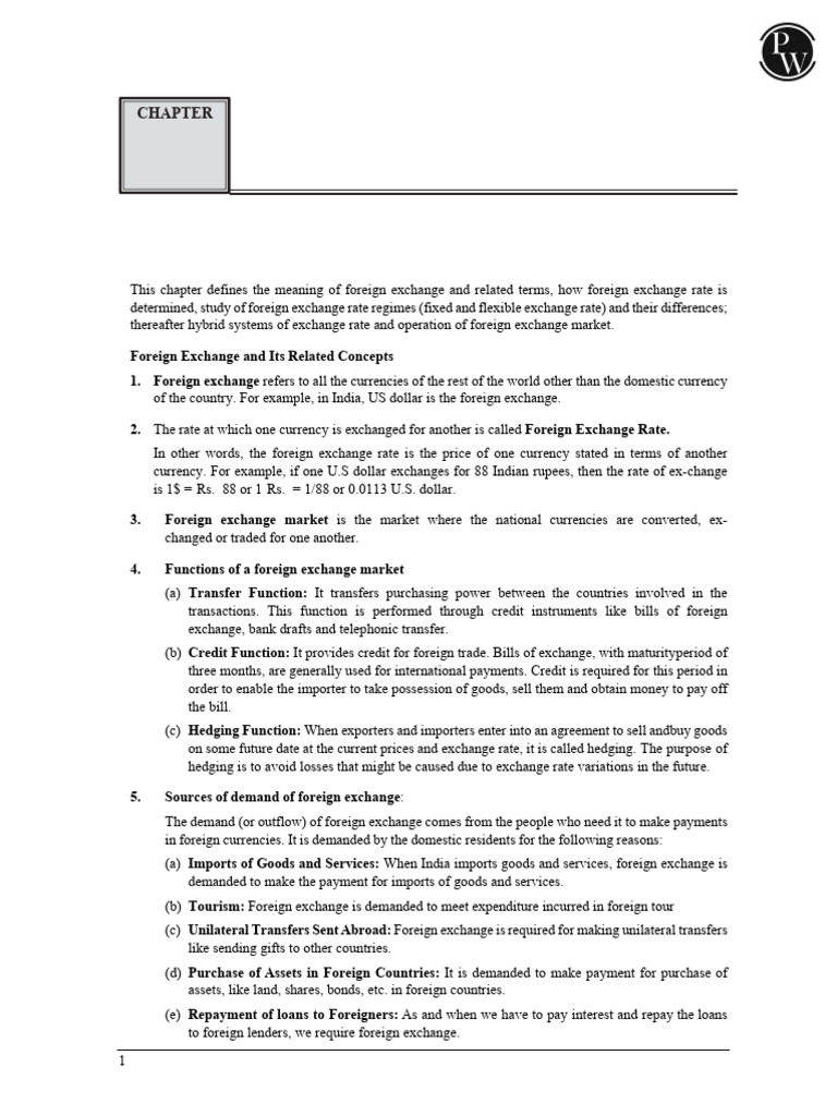 Understanding Foreign Exchange Rates | PDF | Exchange Rate | Currency ...