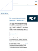 Management of Natural Resources Introduction - Tutorvista PDF