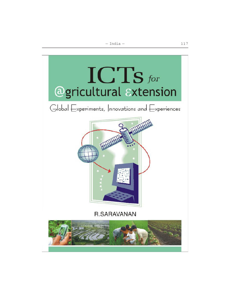 32 India ICTs for Agricultural Extension Saravanan 1 | PDF ...