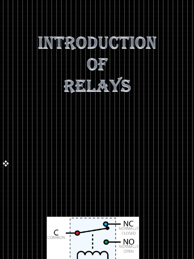 Understanding Relay Types and Functions | PDF | Relay | Vacuum Tube
