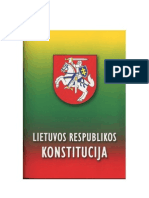 LIETUVOS RESPUBLIKOS KONSTITUCIJA