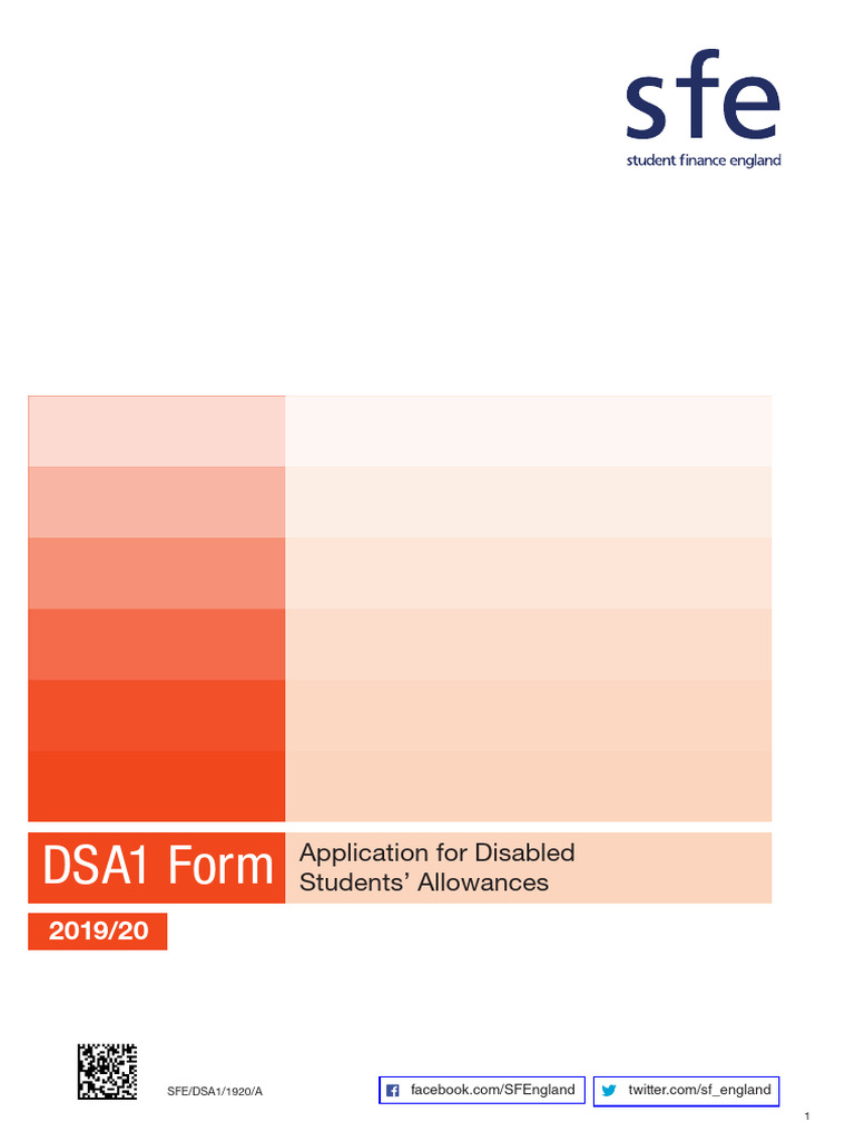 Sfe Dsa1 Form 1920 o | PDF | Loans | Interest