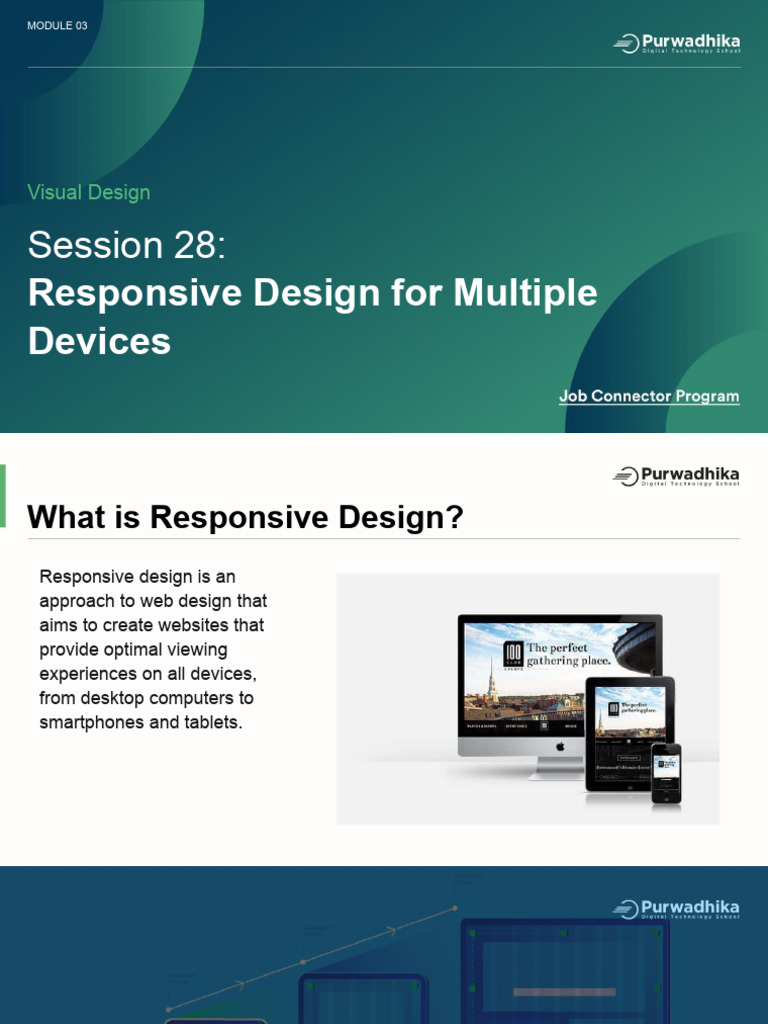 10 S28 - Responsive Design For Multiple Devices. | PDF | Responsive Web ...