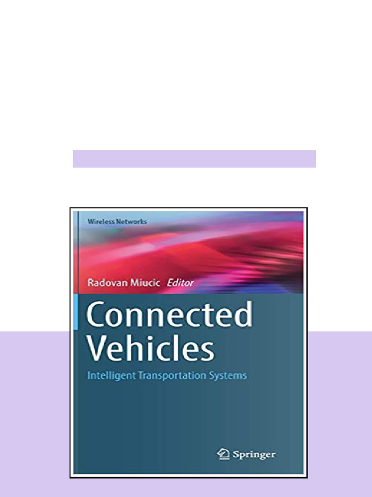 Connected Vehicles Intelligent Transportation Systems 1st Edition ...