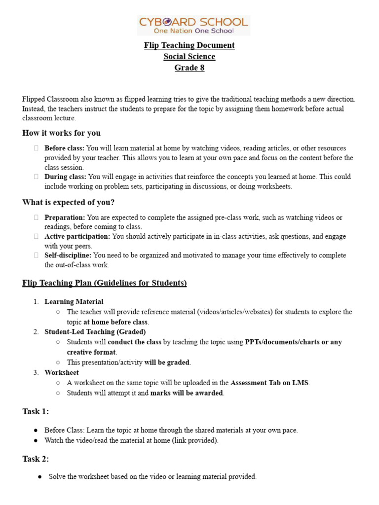 1765784501_Grade8FlipTeachingDocumentSSt | PDF | Intelligence | Cognition