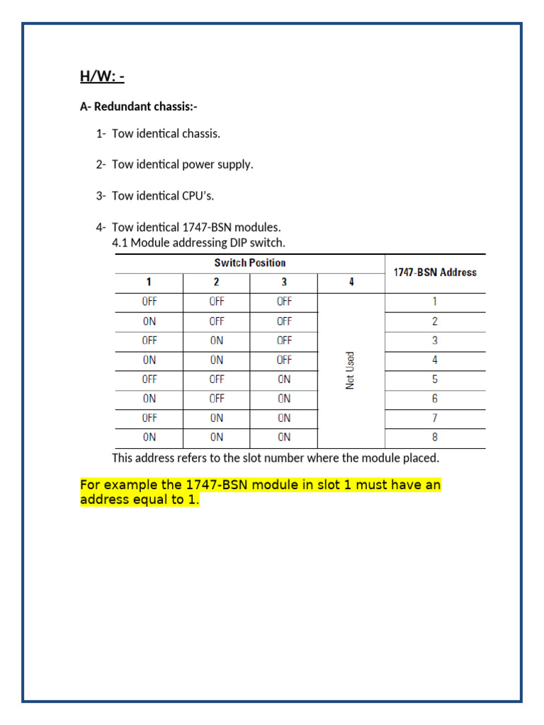 Redundant Chassis Configuration Guide | PDF