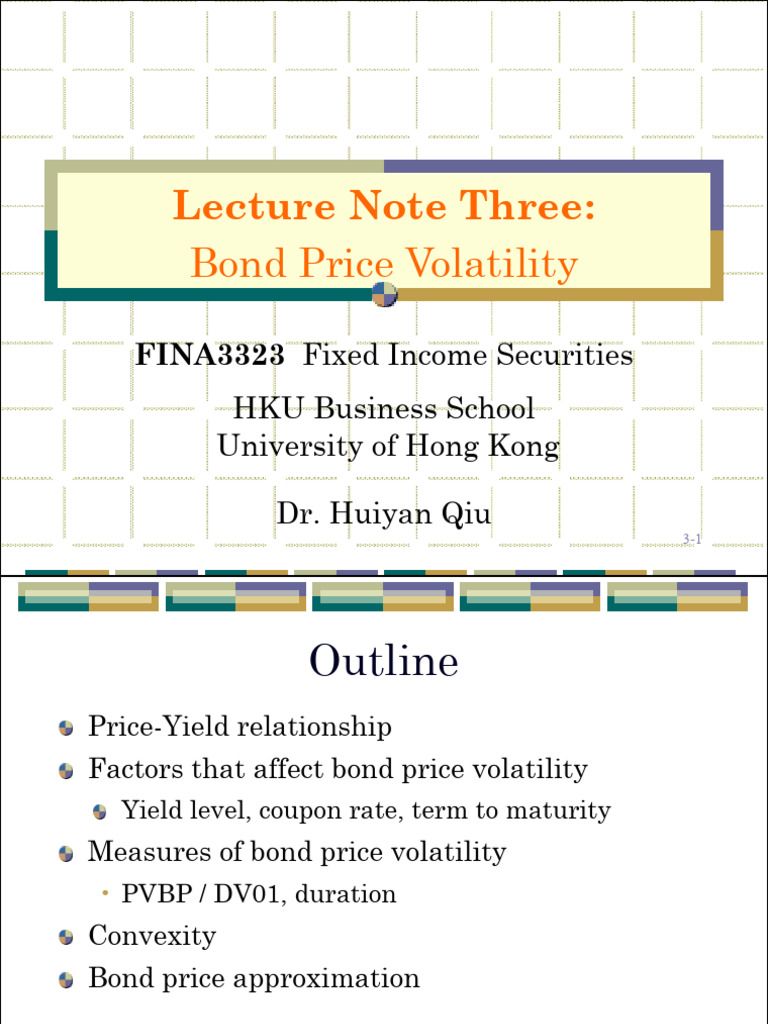 Bond Price Volatility Explained | PDF | Bonds (Finance) | Yield (Finance)