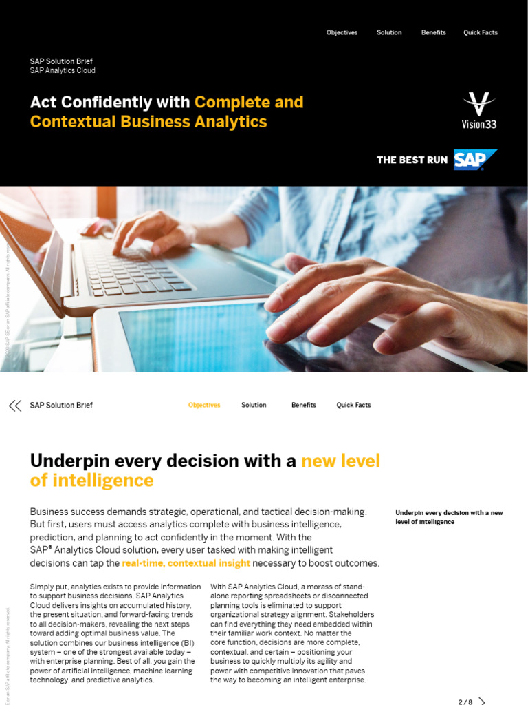 SAP Analytics Cloud | PDF | Analytics | Information
