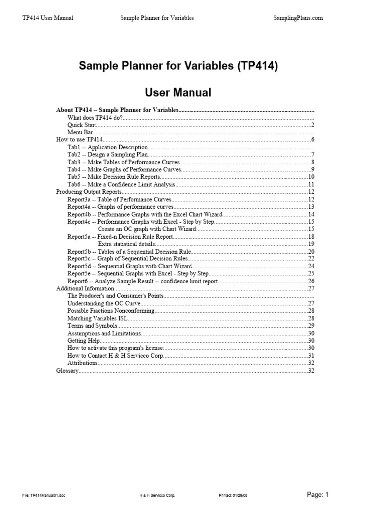 Tp 414 Manual 01 | PDF | Microsoft Excel | Spreadsheet