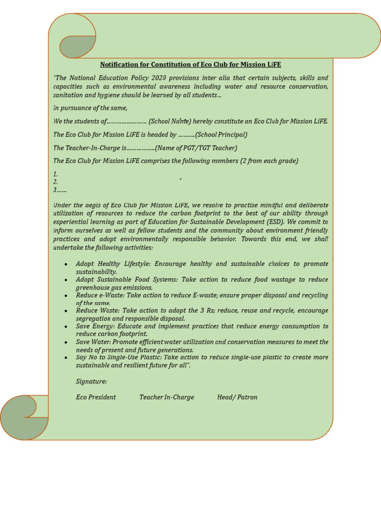 Eco Clubs | PDF