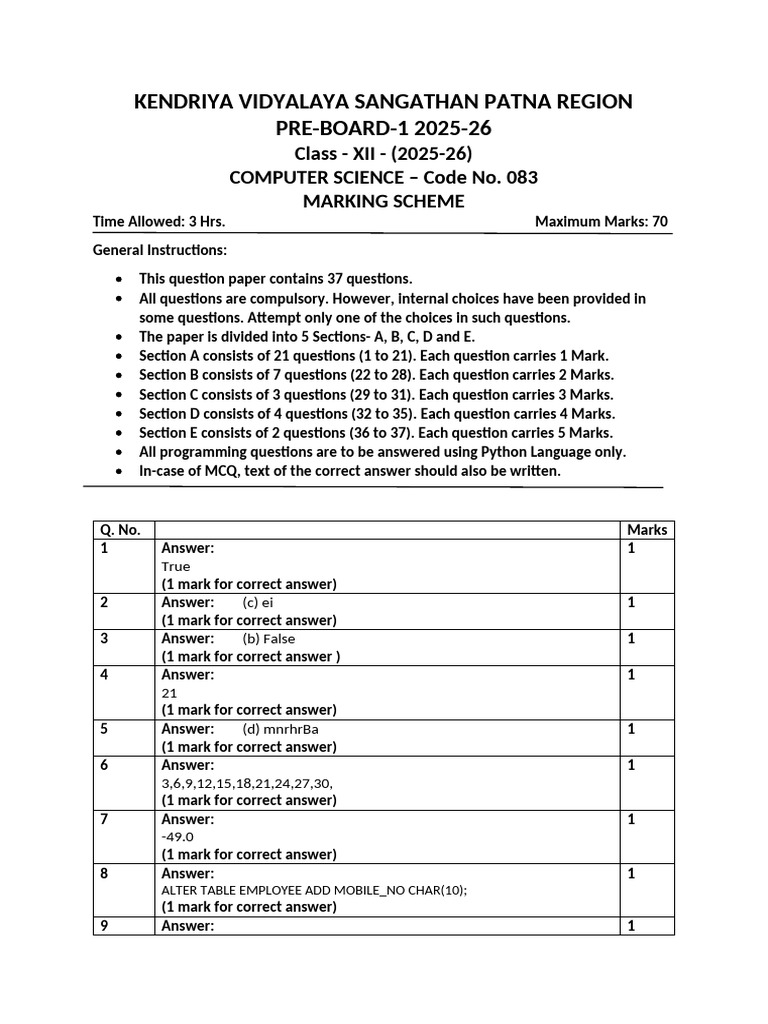 12-CS-MS-SET B | PDF | Control Flow | Computer Programming