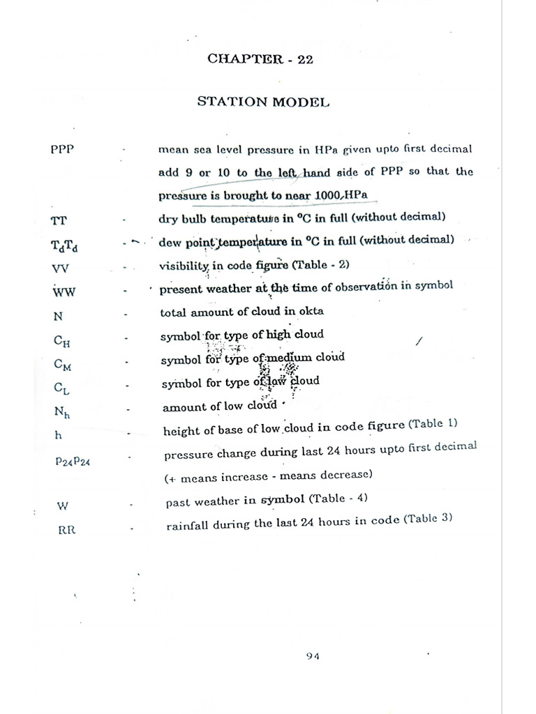 Station Model | PDF