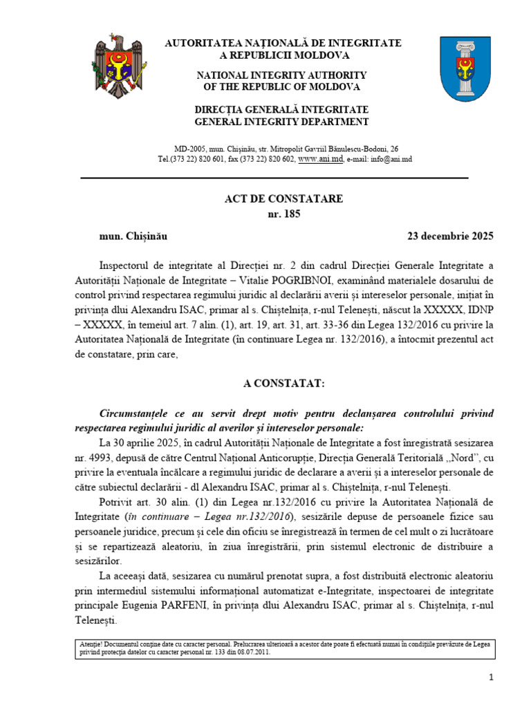 Act de Constatare | PDF