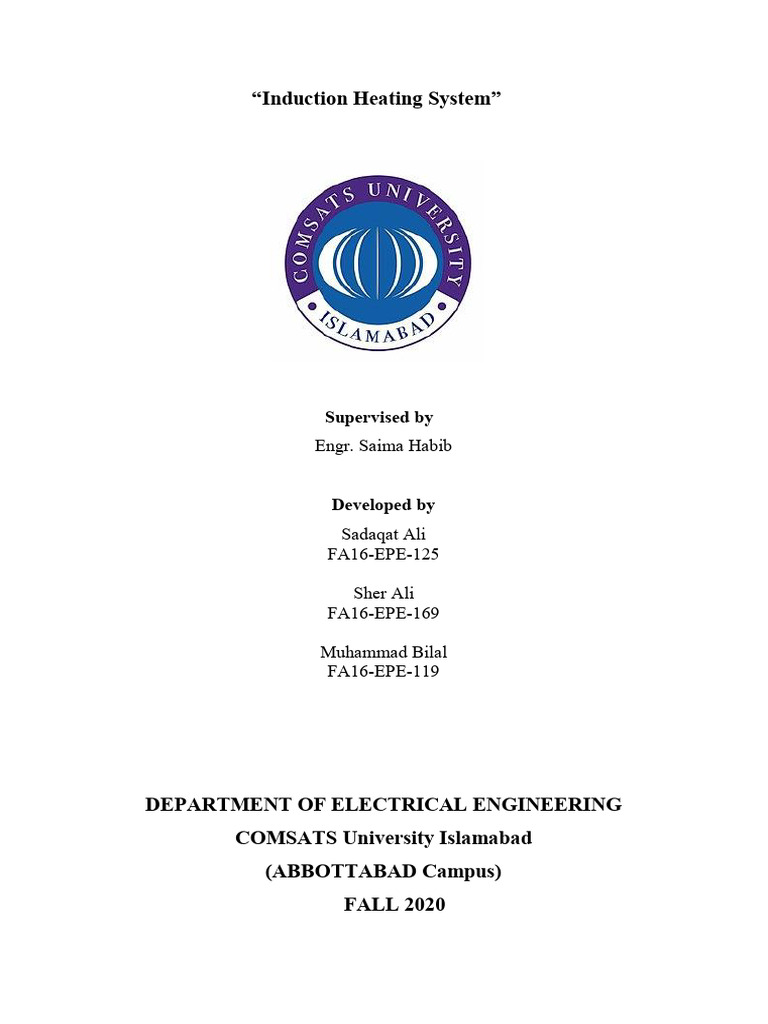 Induction Heating System Thesis | PDF | Inductor | Power Inverter