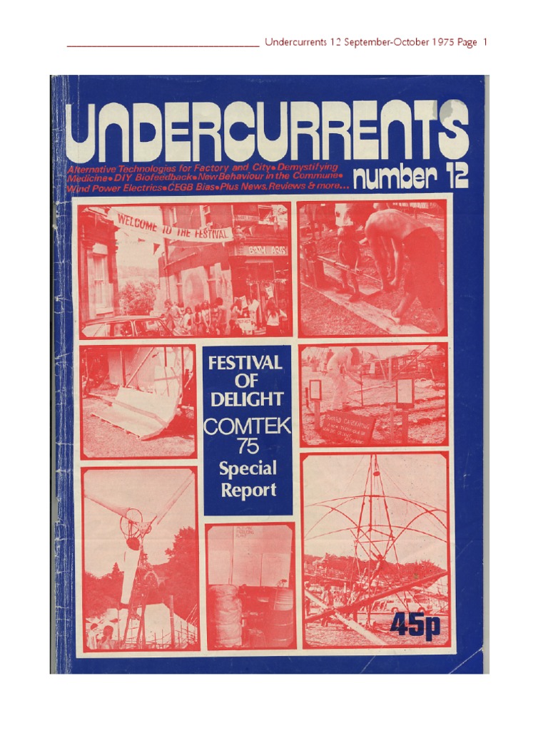 Undercurrents 12 September-October 1975 | PDF | Mail | Nuclear Power