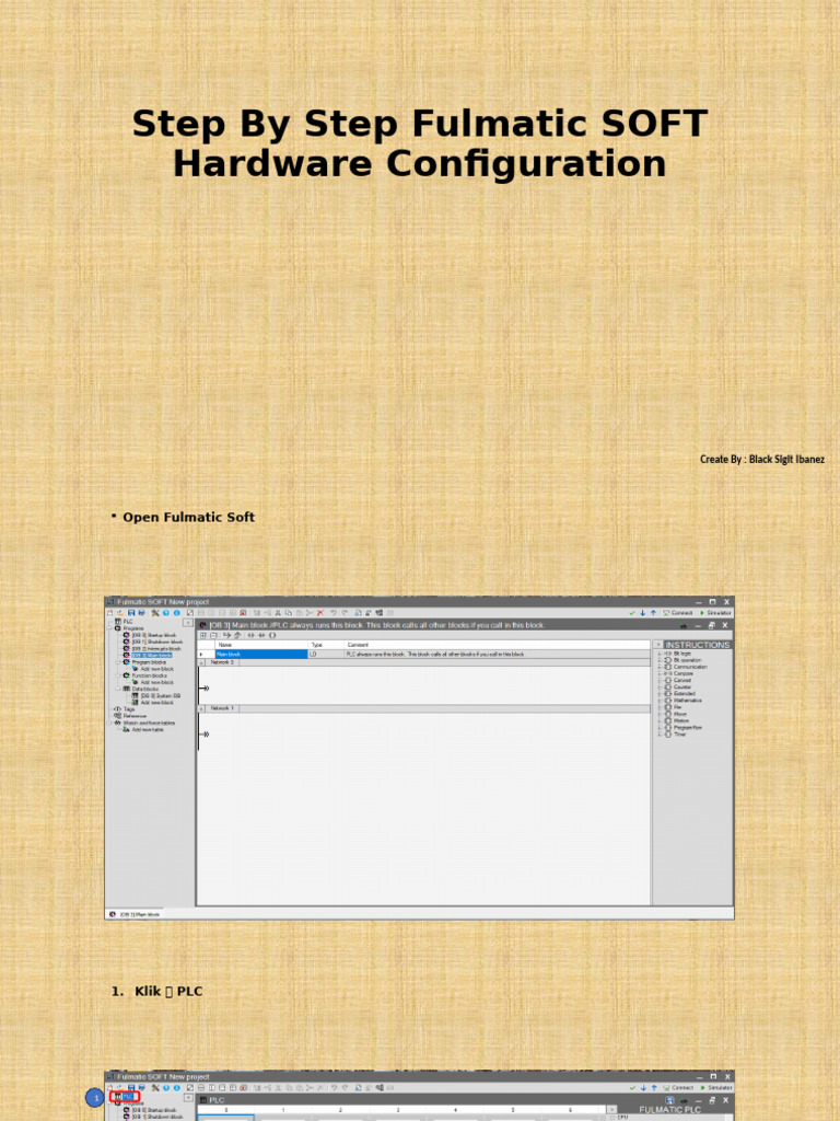 Step by Step Fulatic SOFT - Hardware Configuration | PDF
