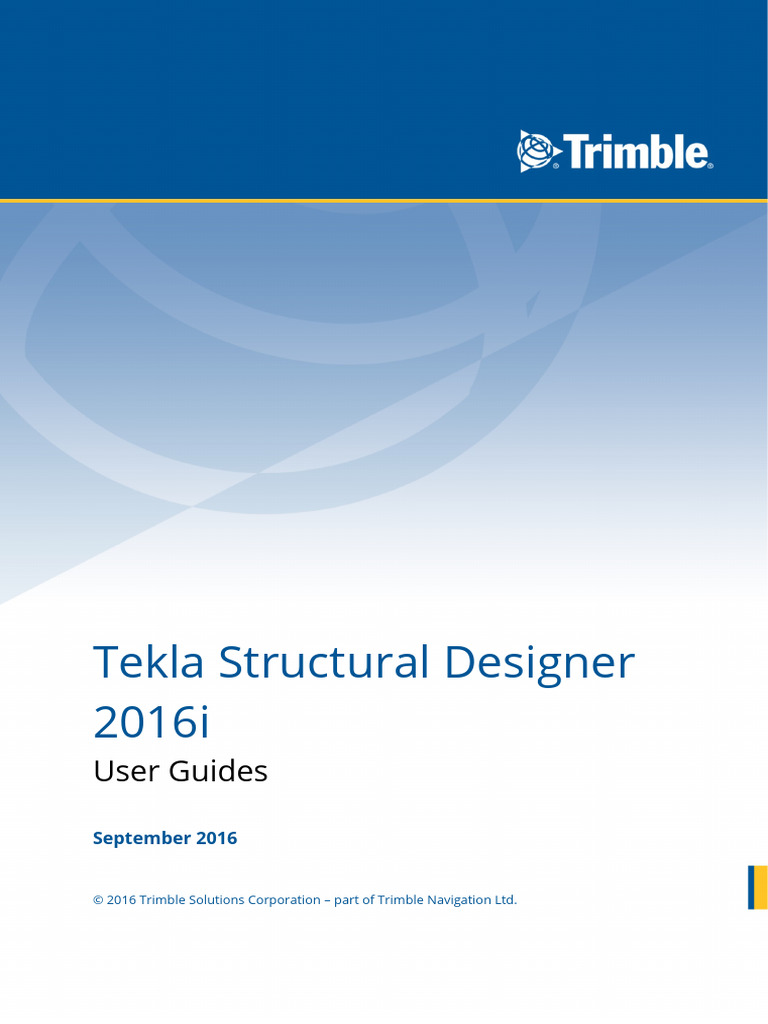 Tekla Structural Designer User Guide | PDF | Beam (Structure ...