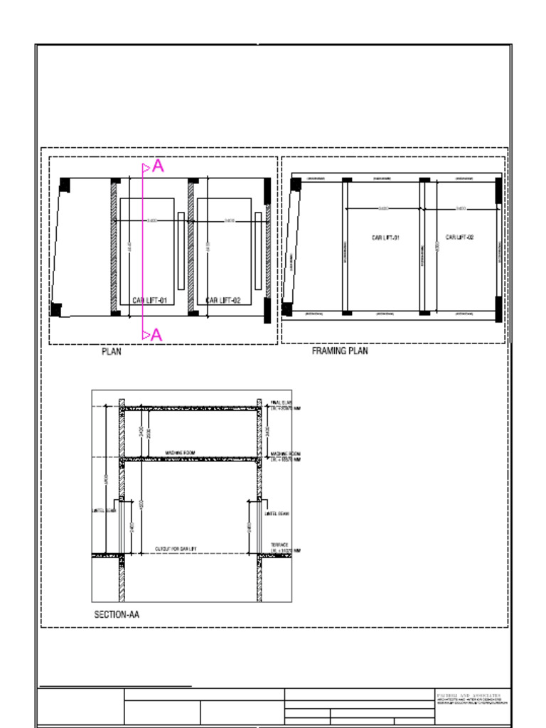 Car Lift Mumty & Machine Room- Rohan Motor- Gms | PDF