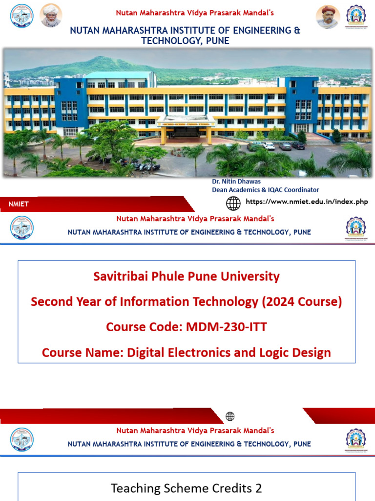 Digital Electronics Course Overview | PDF | Digital Electronics ...