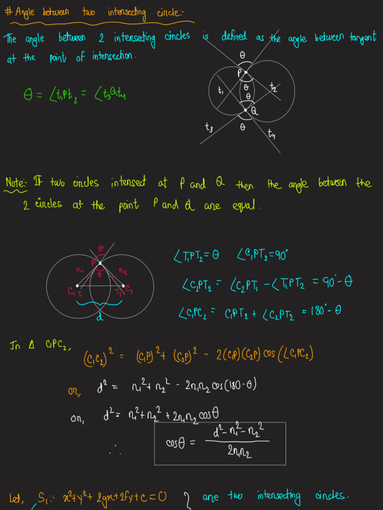 Mid - System of Circles Theory | PDF