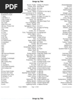 Download Song List by Title by bignicks SN97115661 doc pdf