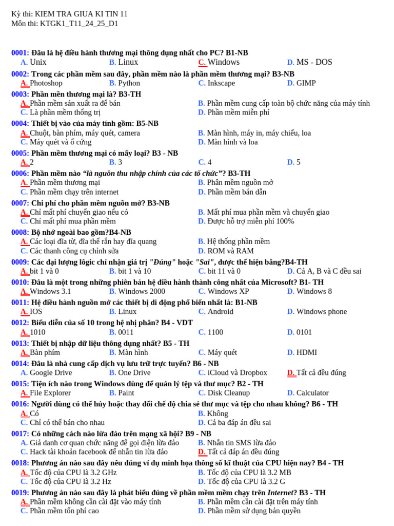 Ktgk 1 Th11 de Goc 1 | PDF