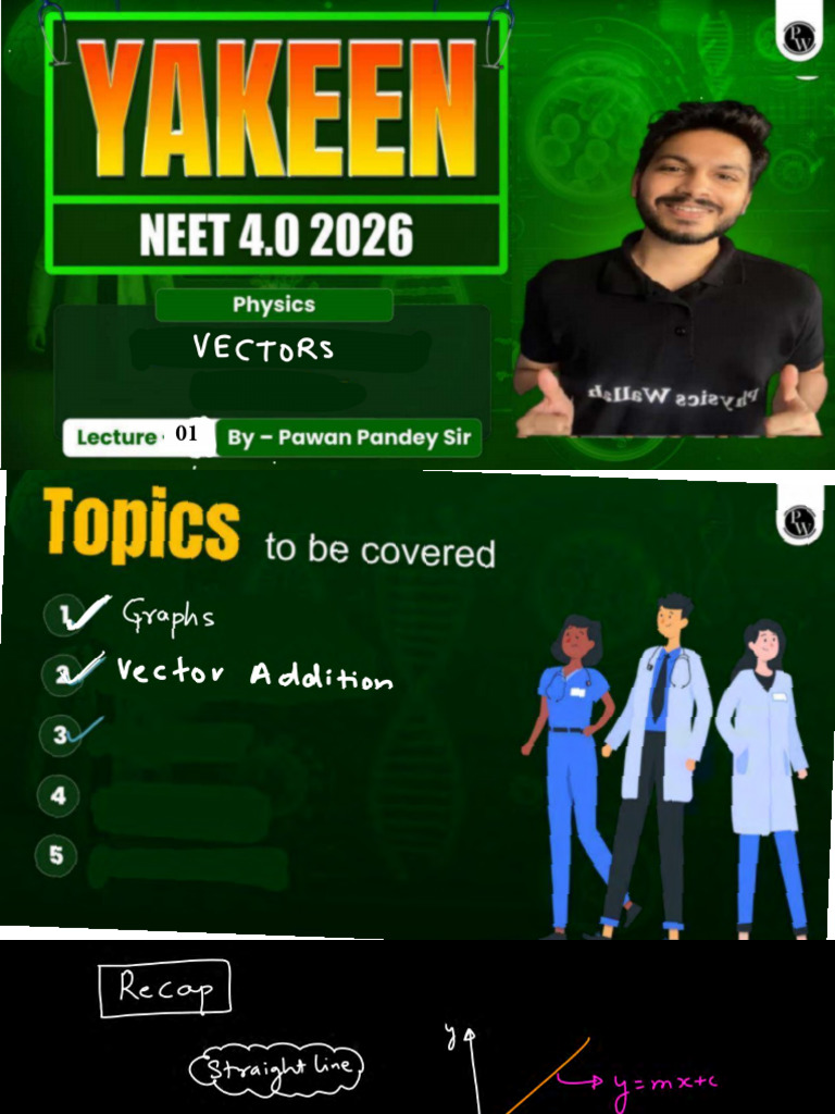 Vectors 01 - Classnotes | PDF
