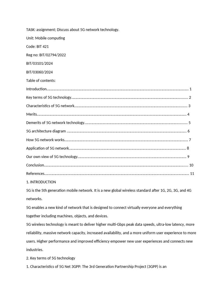 TASK 55 | PDF | 4 G | Computer Network