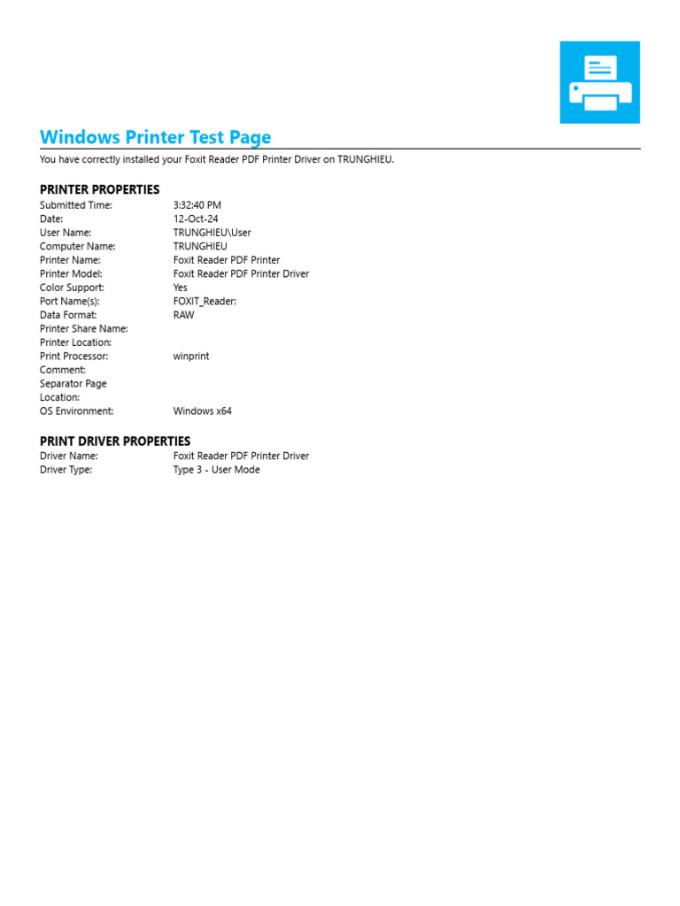 Test Page | PDF