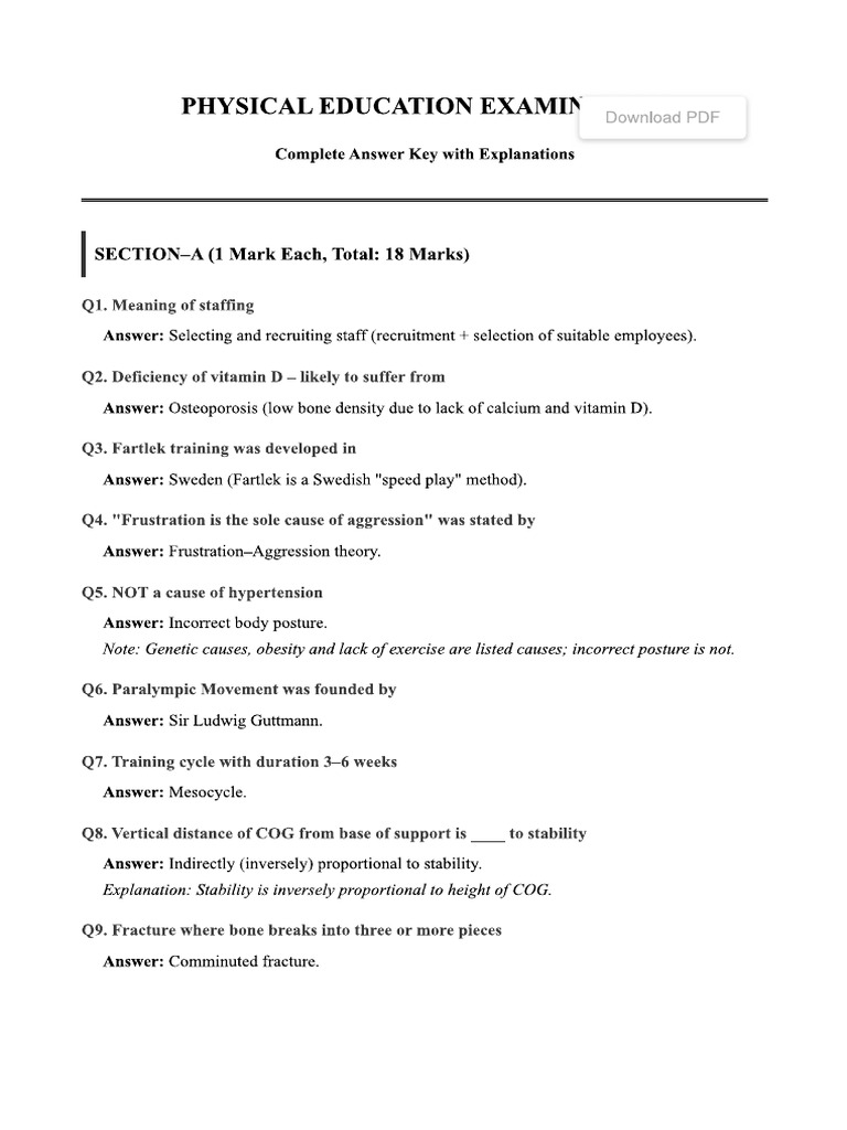 PE Answers | PDF