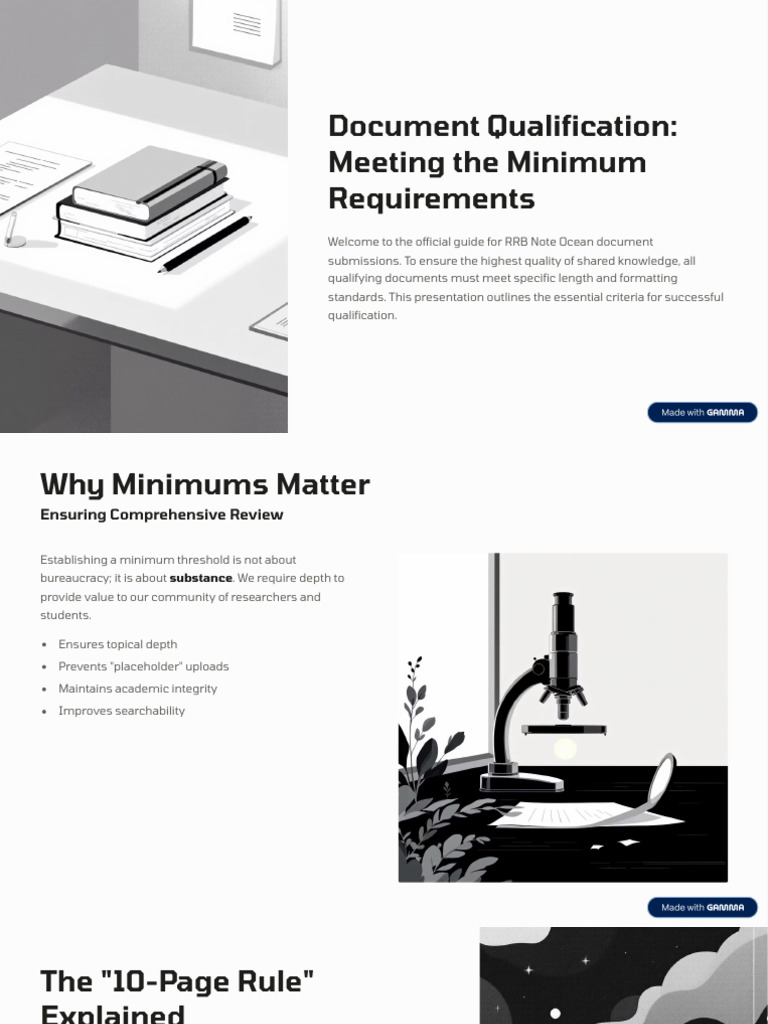 Document Qualification Meeting the Minimum Requirements | PDF | File ...