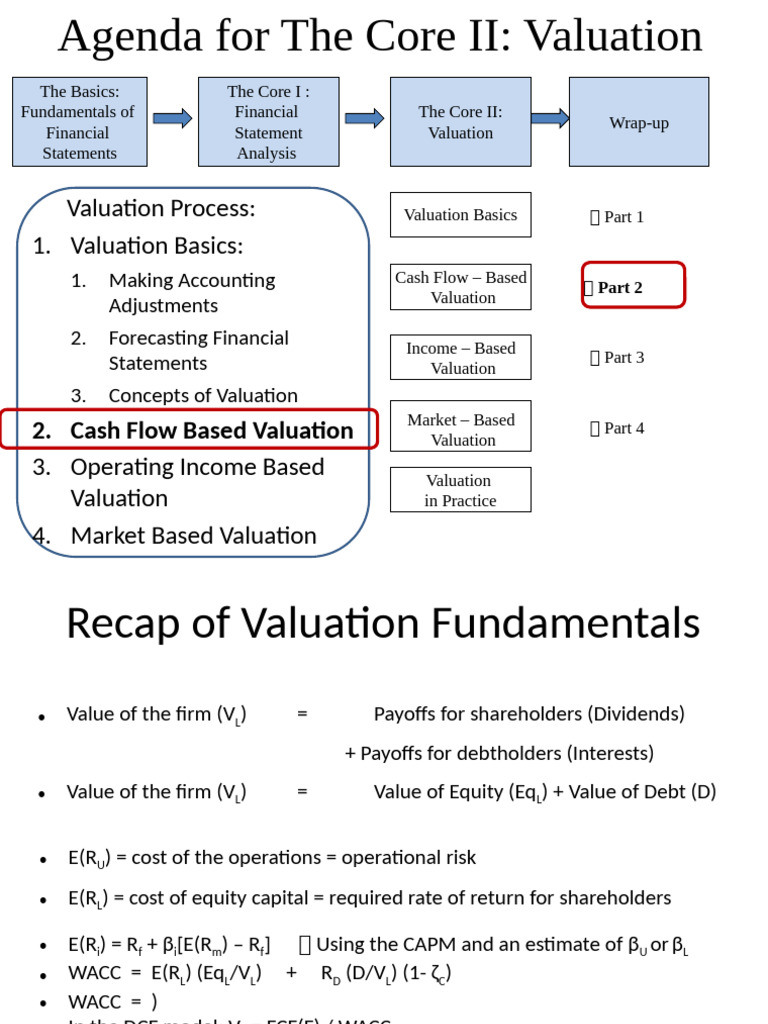 Valuation Fundamentals and Models Guide | PDF | Free Cash Flow ...