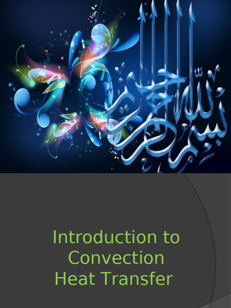 Understanding Convection Heat Transfer | PDF | Boundary Layer | Convection
