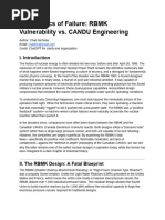 RBMK Reactor: Design and Risks | PDF | Nuclear Reactor | Nuclear Fuel