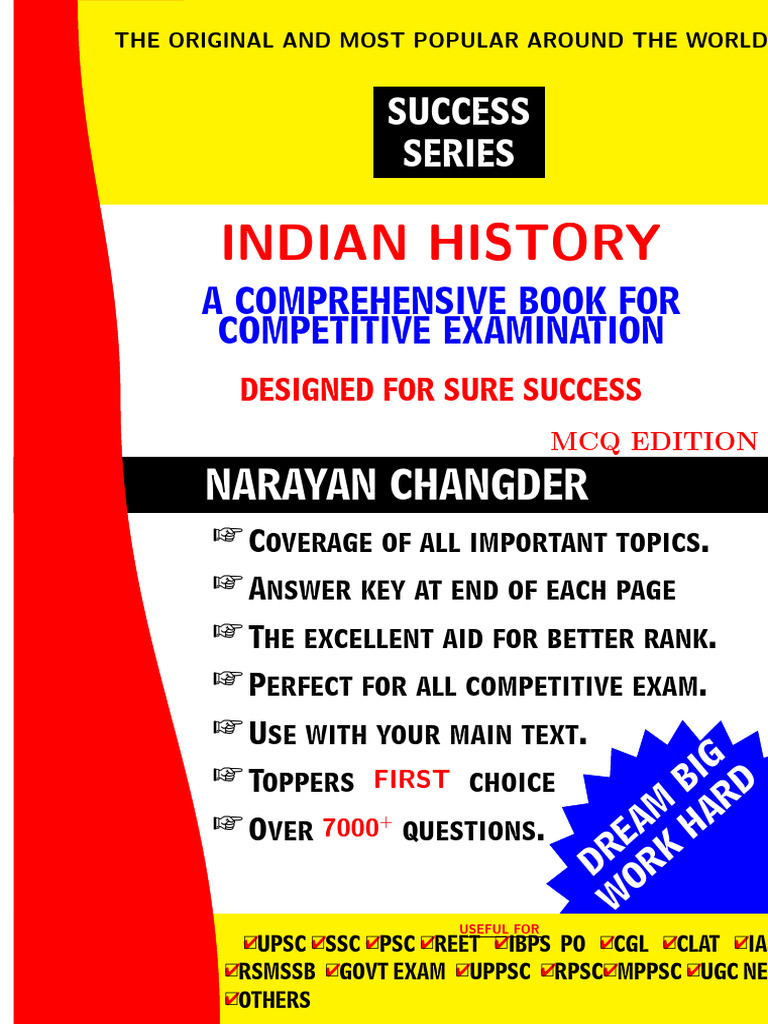 Indian History MCQ Guide for Exams | PDF | Ashoka