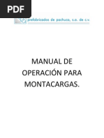 Download MANUAL DE OPERACIN PARA MONTACARGAS by Raul Cuellar Borbolla SN97118544 doc pdf