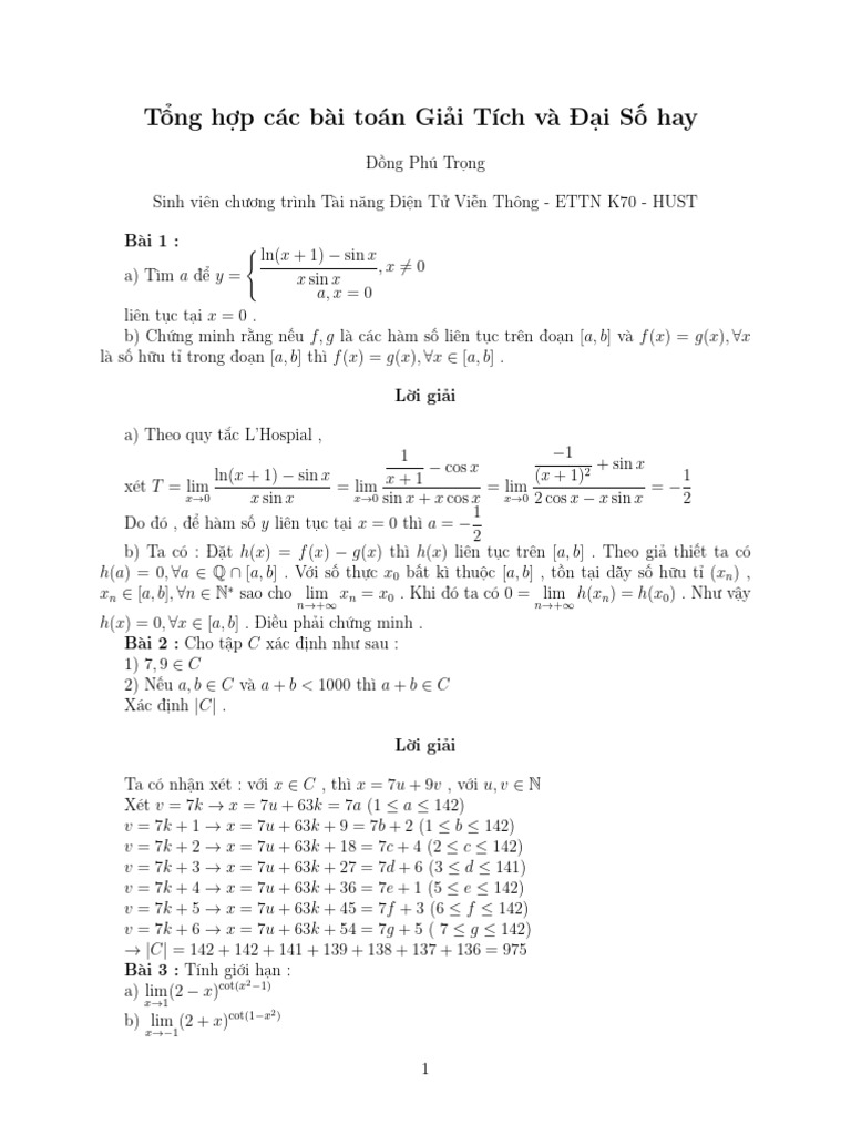 Toán | PDF