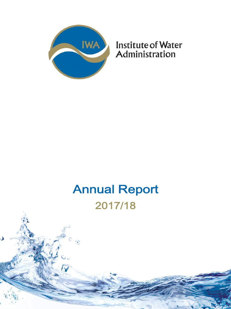 IWA Annual Report 2017 18 | PDF | Governance