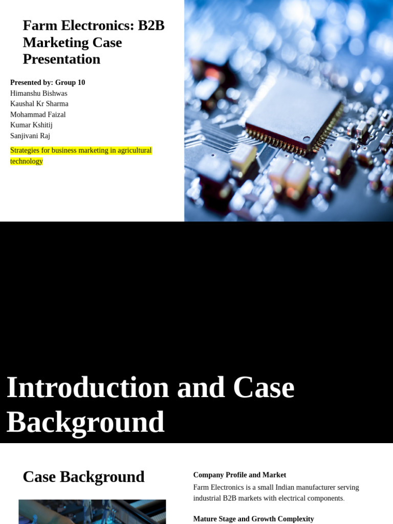 B2B Marketing Strategies for Farm Electronics | PDF