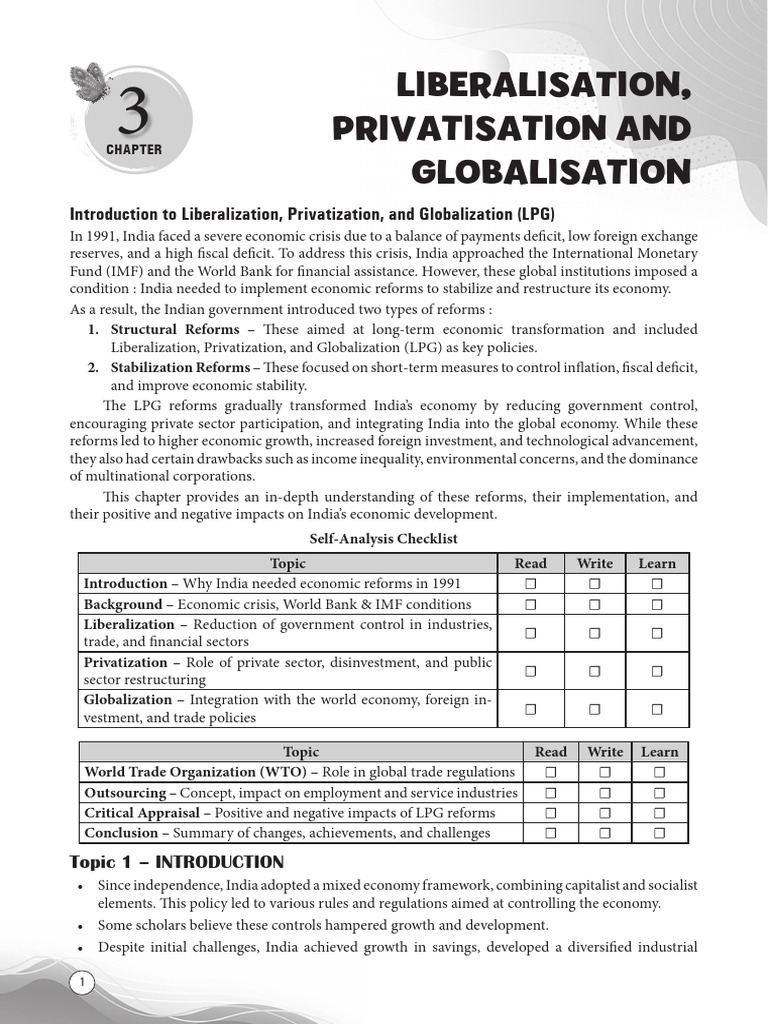 India’s 1991 LPG Economic Reforms Overview | PDF | Taxes | Government ...