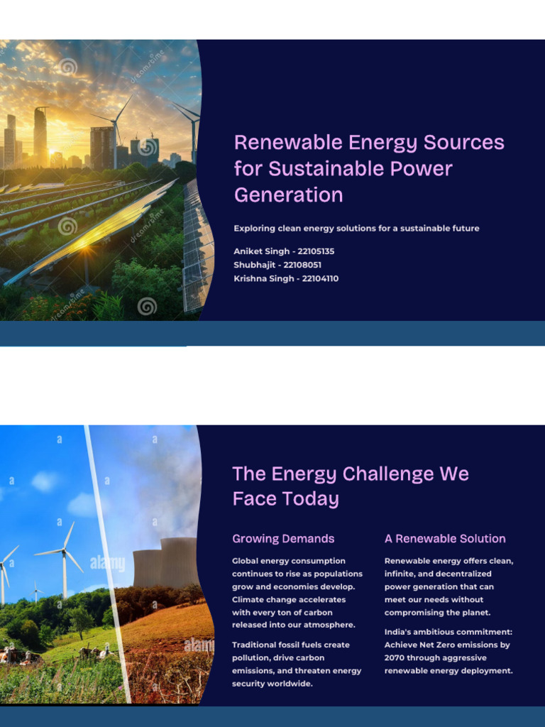 Renewable Energy Solutions for India | PDF | Renewable Energy | Solar Power