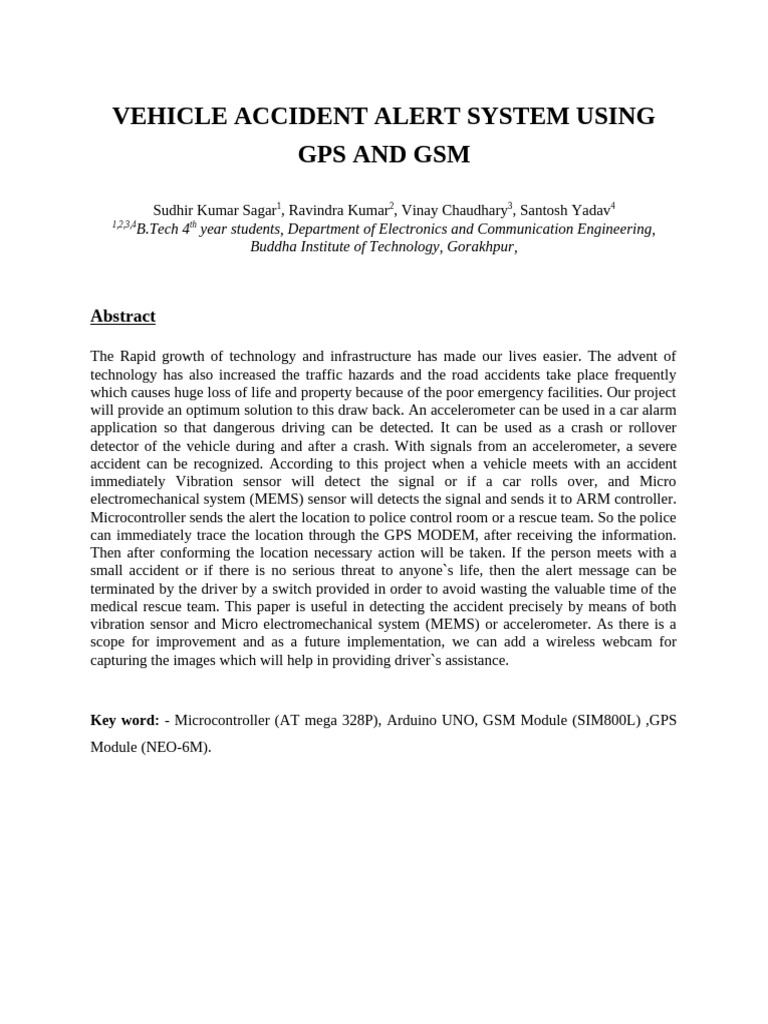 Abstract Vehicle Accident | PDF