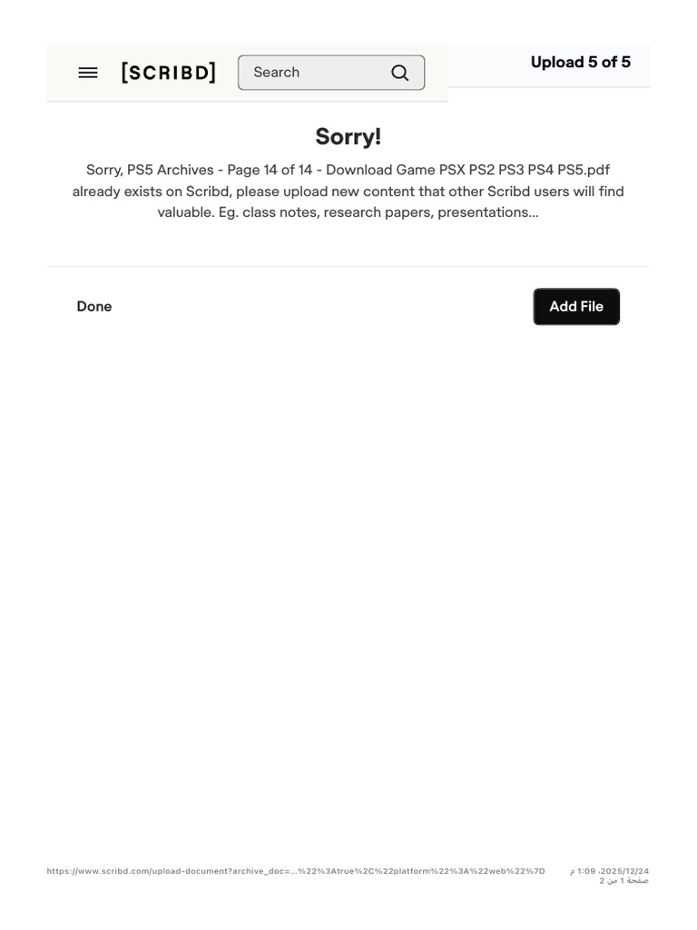 Upload a Document | Scribd | PDF
