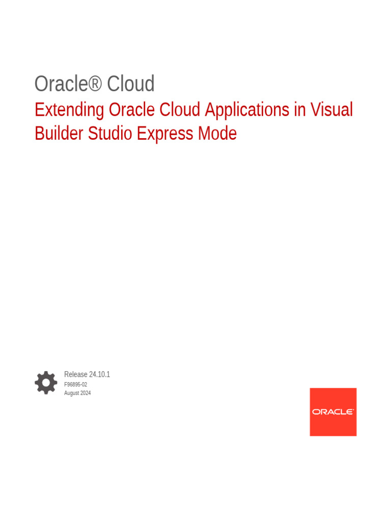Extend Oracle Cloud Apps with Visual Builder | PDF | Software | Oracle ...