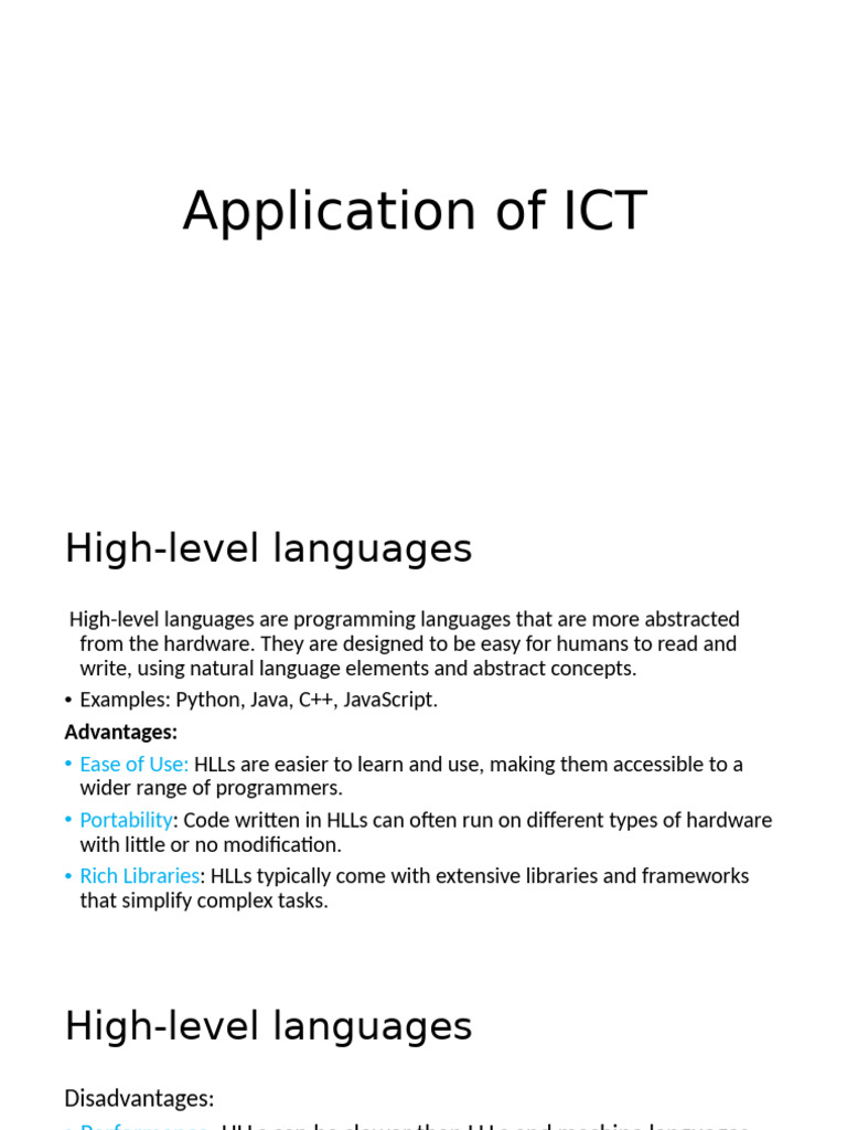 Understanding High-Level and Low-Level Languages | PDF | Source Code ...