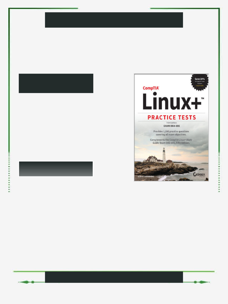 CompTIA Linux Practice Tests 3rd Edition Steve Suehring eBook ...