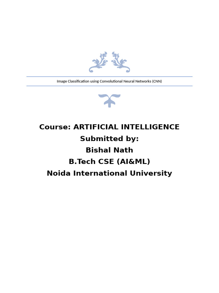 CNN Image Classification on CIFAR-10 | PDF | Deep Learning | Computer ...